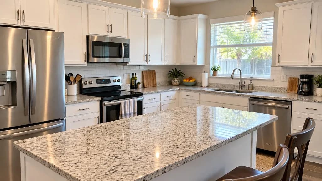 Kitchen after professional cleaning